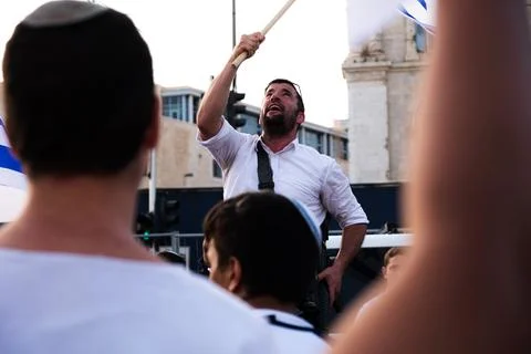 March of flags, Jerusalem 2021. מצעד הדגלים Stock Photos