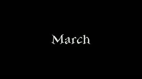 March Stock Footage 11133918
