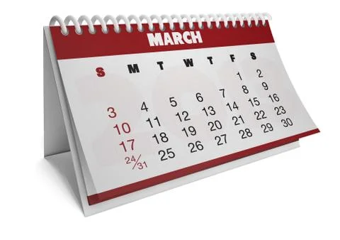 March Stock Illustration