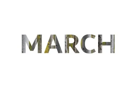 MARCH Stock Illustration