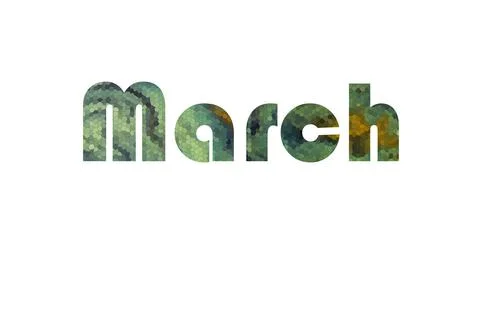 March Stock Illustration