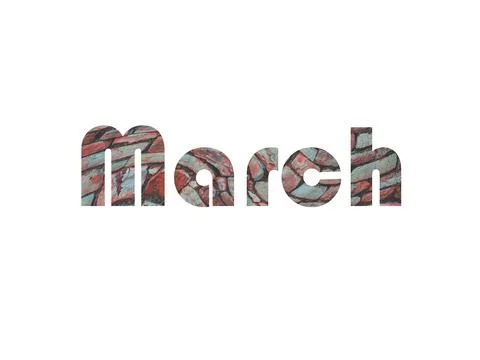 March Stock Illustration