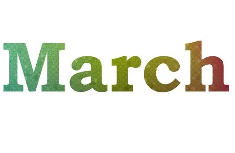 March Stock Illustration