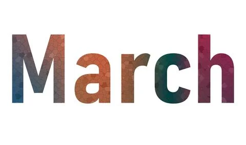 March Stock Illustration