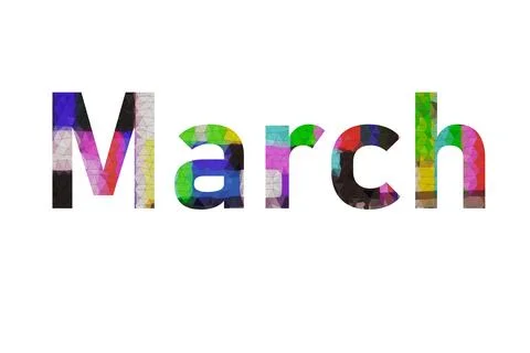 March Stock Illustration