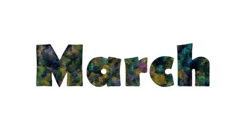 March Stock Illustration