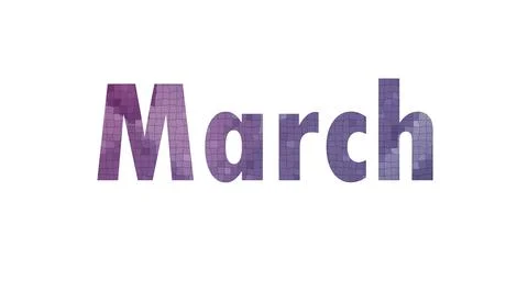 March Stock Illustration