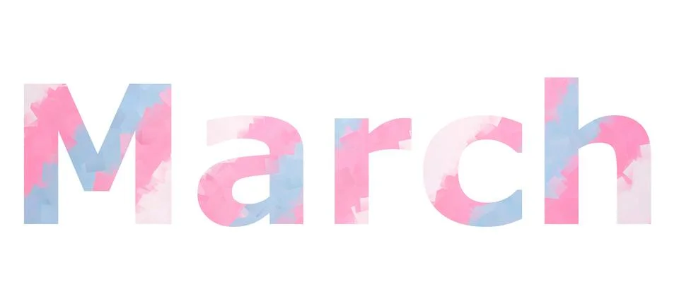 March Stock Illustration