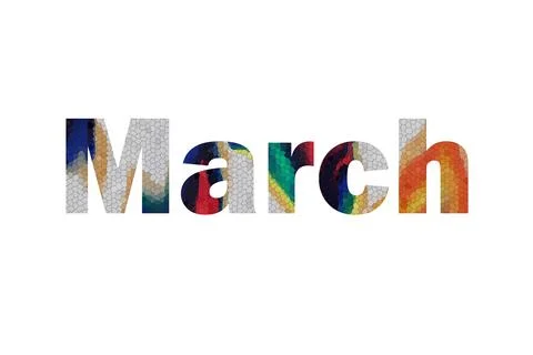 March Stock Illustration