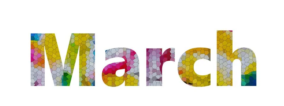 March Stock Illustration