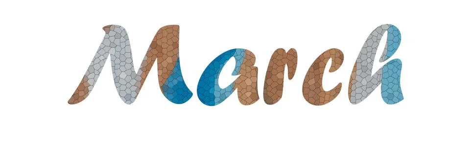 March Stock Illustration