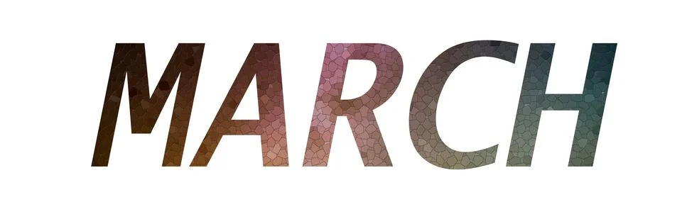 MARCH Stock Illustration