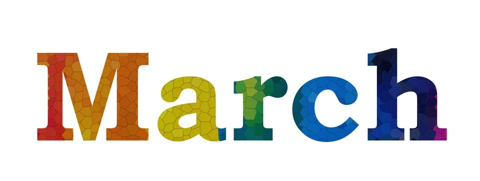 March Stock Illustration