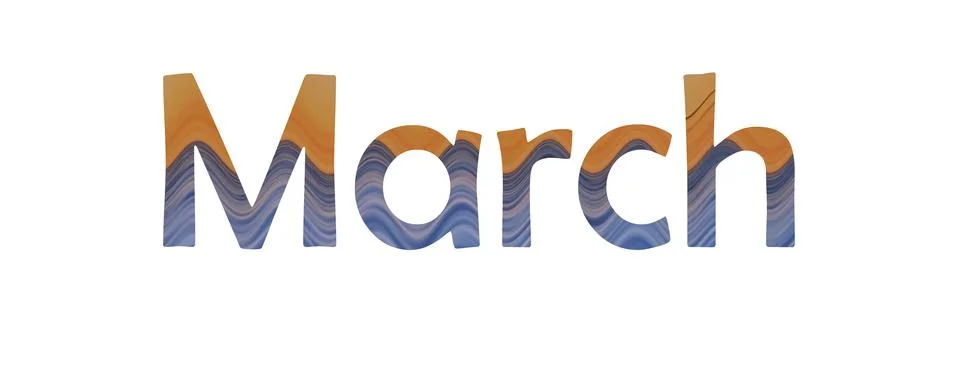 March Stock Illustration