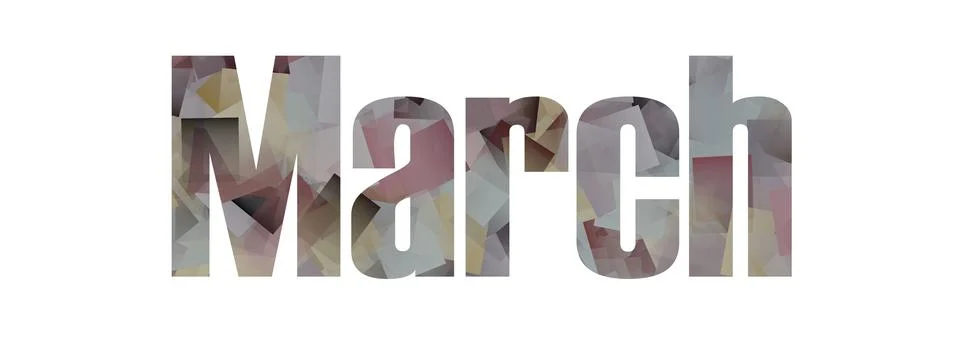 March Stock Illustration