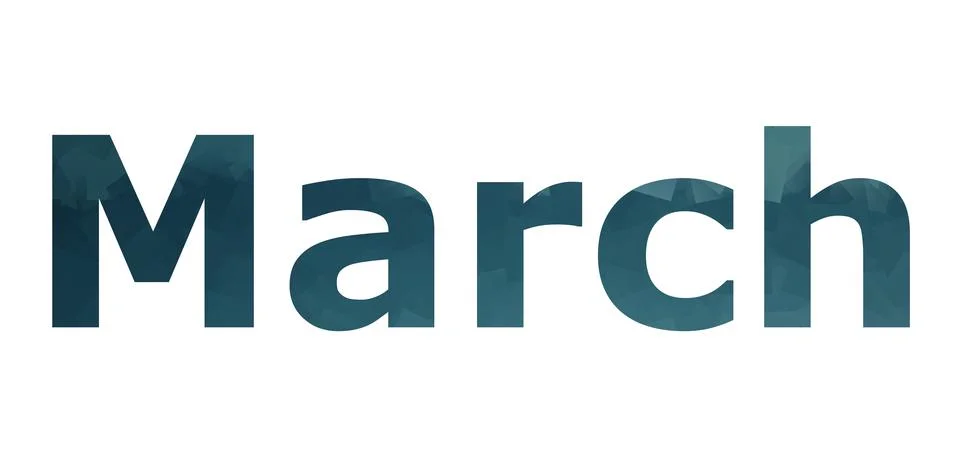 March Stock Illustration