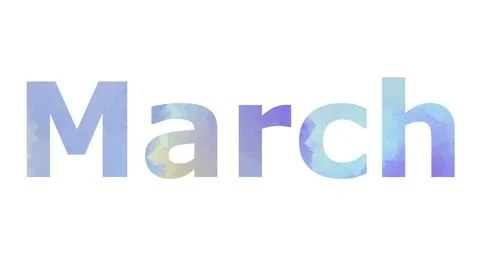 March Stock Illustration