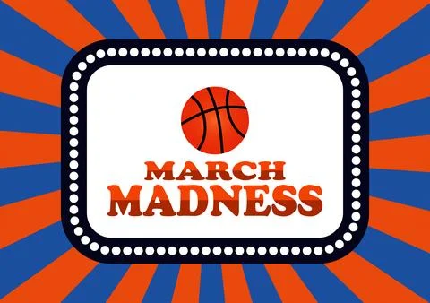 March Madness Vector illustration Illustrazione stock