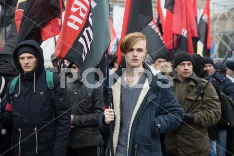 March of National Dignity in Kyiv Stock Photos