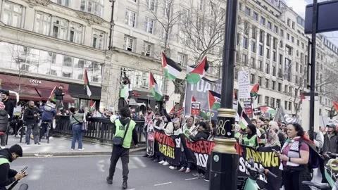 March for Palestine Stock Footage 270971482