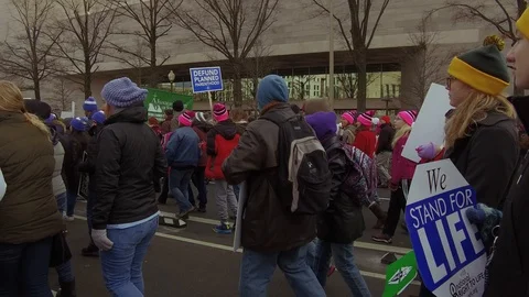 March proLife - Washington DC Stock Footage 121938359