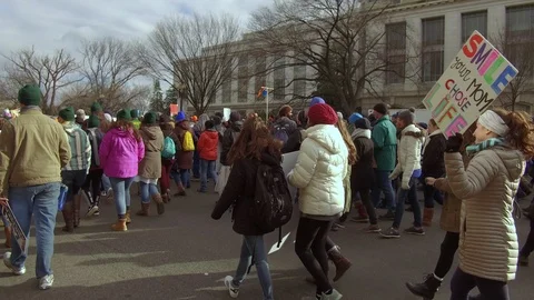March proLife - Washington DC Stock Footage 121939123