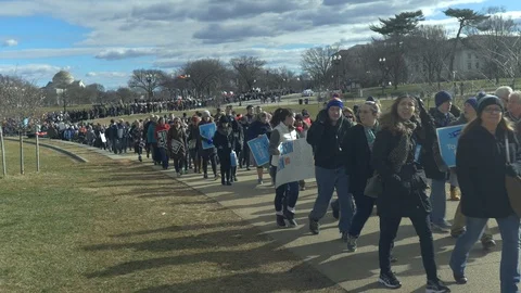 March proLife - Washington DC Stock Footage 121939295