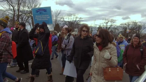 March proLife - Washington DC Stock Footage 121939409