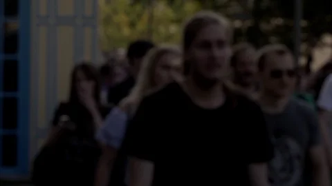 March of protest. Protest marches in the city. Stock Footage 117537896