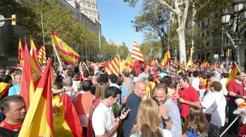 March in Spain 4 Stock Footage 48911871