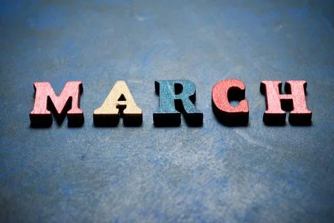 March word view Fotos de archivo