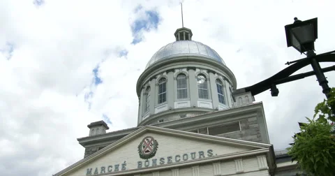 Marché Bonsecours in Montreal Stock Footage 41579375