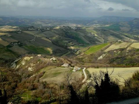 Marche hilly landscape Фото