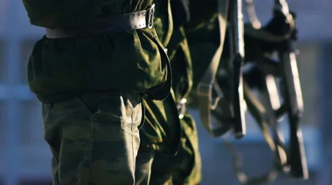 Marching 8 Stock Footage 7548077