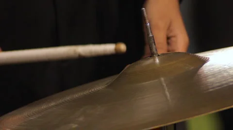 Marching Band Cymbals  Stock Footage 1107667