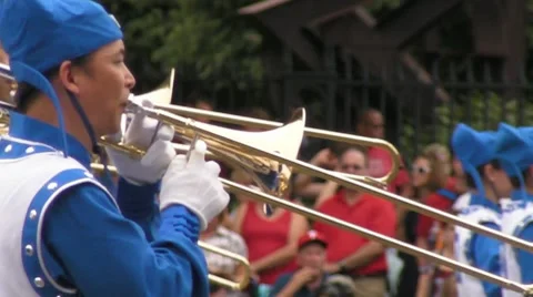Marching Band Video stock 7745542