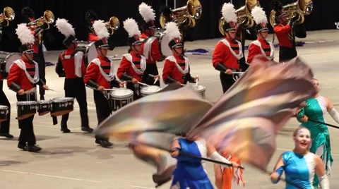 Marching Band Stock Footage 7755484