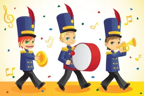 Marching band Stock Illustration
