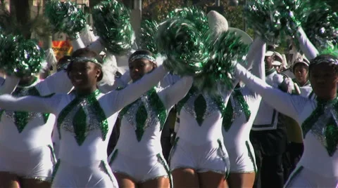 Marching Band - Martin Luther King Parade - Los Angeles 2011 Stock Footage
