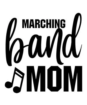 Marching Band Mom Stock Illustration