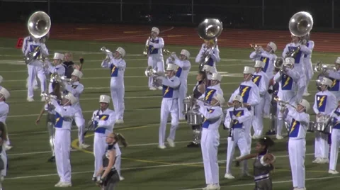 Marching Band, Music Performance Stock Footage 32030544