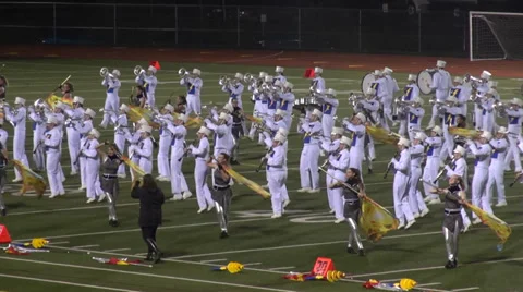 Marching Band, Music Performance Stock Footage 32030549