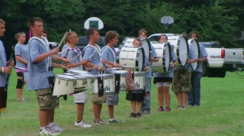 Marching Band Percussion 動画素材 66288579