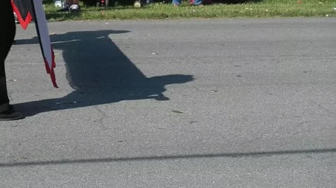 Marching Band Side Stock Footage 12115410