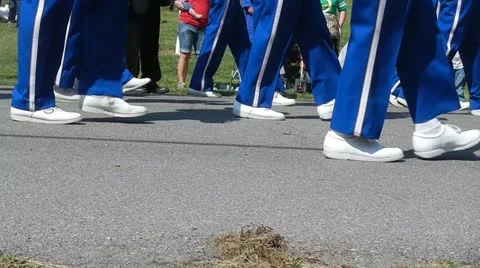 Marching Band Step Stock Footage 12115338