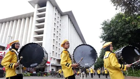 Marching Bands Foto stock