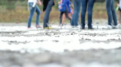 Marching feet Stock Footage 19929691