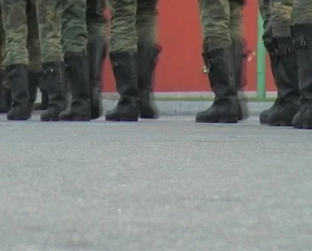 Marching Stock Footage 5087878