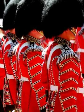 Marching Guardsmen Stock Photos