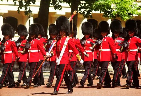 Marching Guardsmen Stock Photos